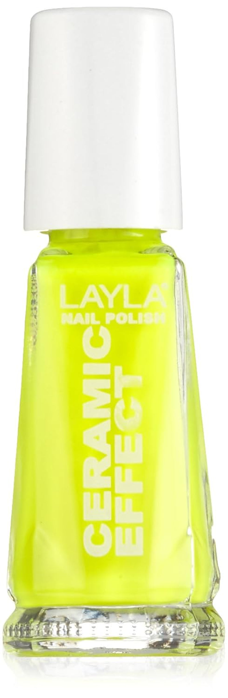Cosmetics 1243R23-109 Ceramic Effect Nagellack - orange fluo, 1er pack (1 x 0.01 l)