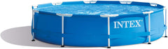 Piscină cu cadru metalic - Piscină supraterană - Ø 305 x 76 cm și sistem de filtrare Steinbach Active Balls+, capacitate de circulație 3,8 m³/h, racord Ø 32/38 mm, incl. 320 g bile filtrante, 040386