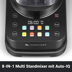 Blender AMZCHEF, 8 meniuri inteligente și 10 viteze, ecran tactil LCD Bucatarie Naty Shop