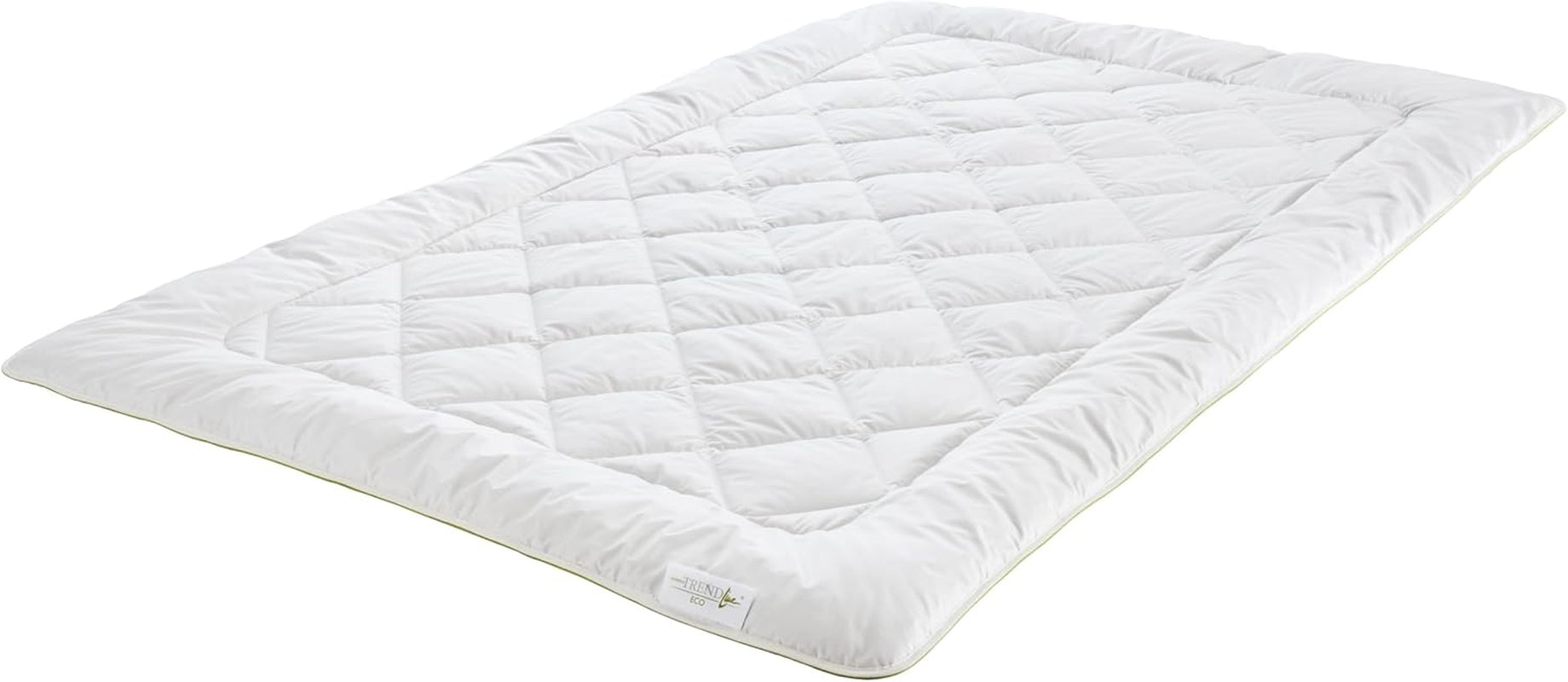 Badenia Trendline Eco Quilt Camel Lightweight 155 X 220 Cm, alb, certificat Öko-Tex, produs în conformitate cu standardul de calitate german Plapumi si pilote Naty Shop