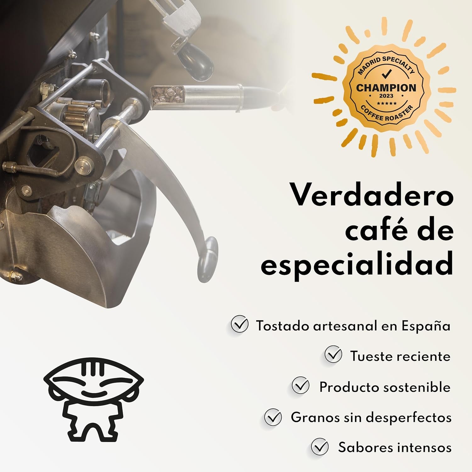 Boabe de cafea speciale Boconó, Brazilia, 1 kg, Proces natural, Cafea din cereale, Arabica, Espresso, Presă franceză, Trasabilitate completă