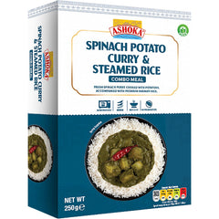 ASHOKA - Curry instant cu spanac, cartofi și orez - (1 x 250 g)