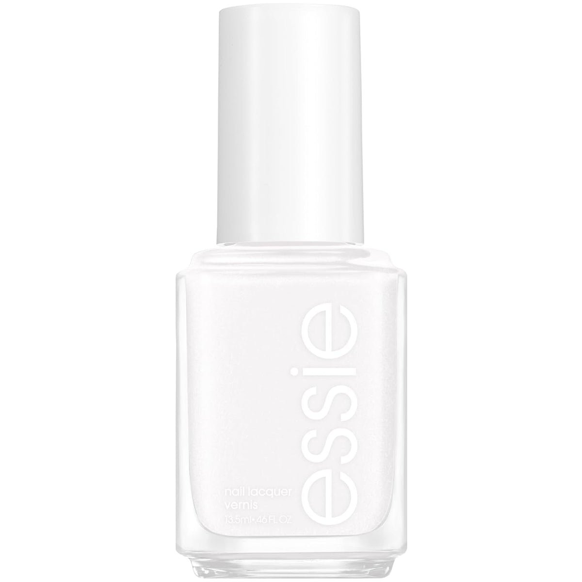 Oja Essie – Nr. 990 Stay Fluid, culoare profesională de ojă albă, de înaltă calitate, de lungă durată și intens colorată, 13,5 ml