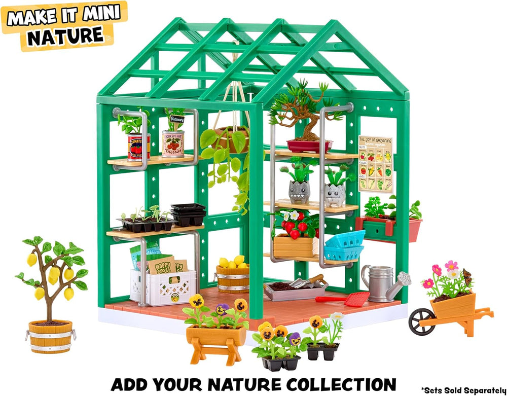 MGA's Miniverse Make It Mini Spaces Greenhouse – BAU-Set, Individuell Gestalten, Bastelei, Für Sammler & Kinder ab 8 Jahren