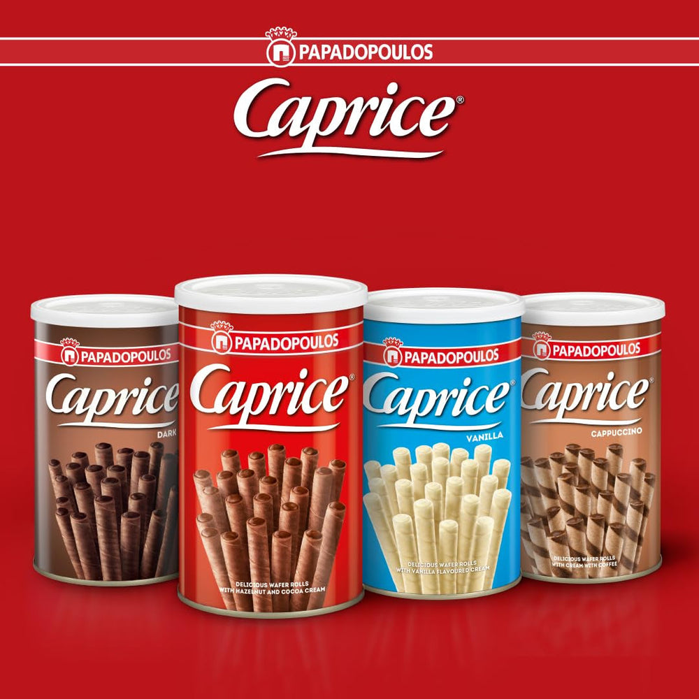 Napolitană PAPADOPOULOU CAPRICE cu cremă de cacao și alune de pădure 400G