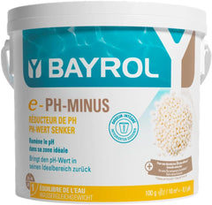 Granule BAYROL e-pH-Minus 6 kg - reduce rapid și eficient nivelurile excesiv de ridicate ale pH-ului din piscine - dozare ușoară direct în apă - include cană dozatoare - reductor de pH - reglarea pH-ului pentru piscine