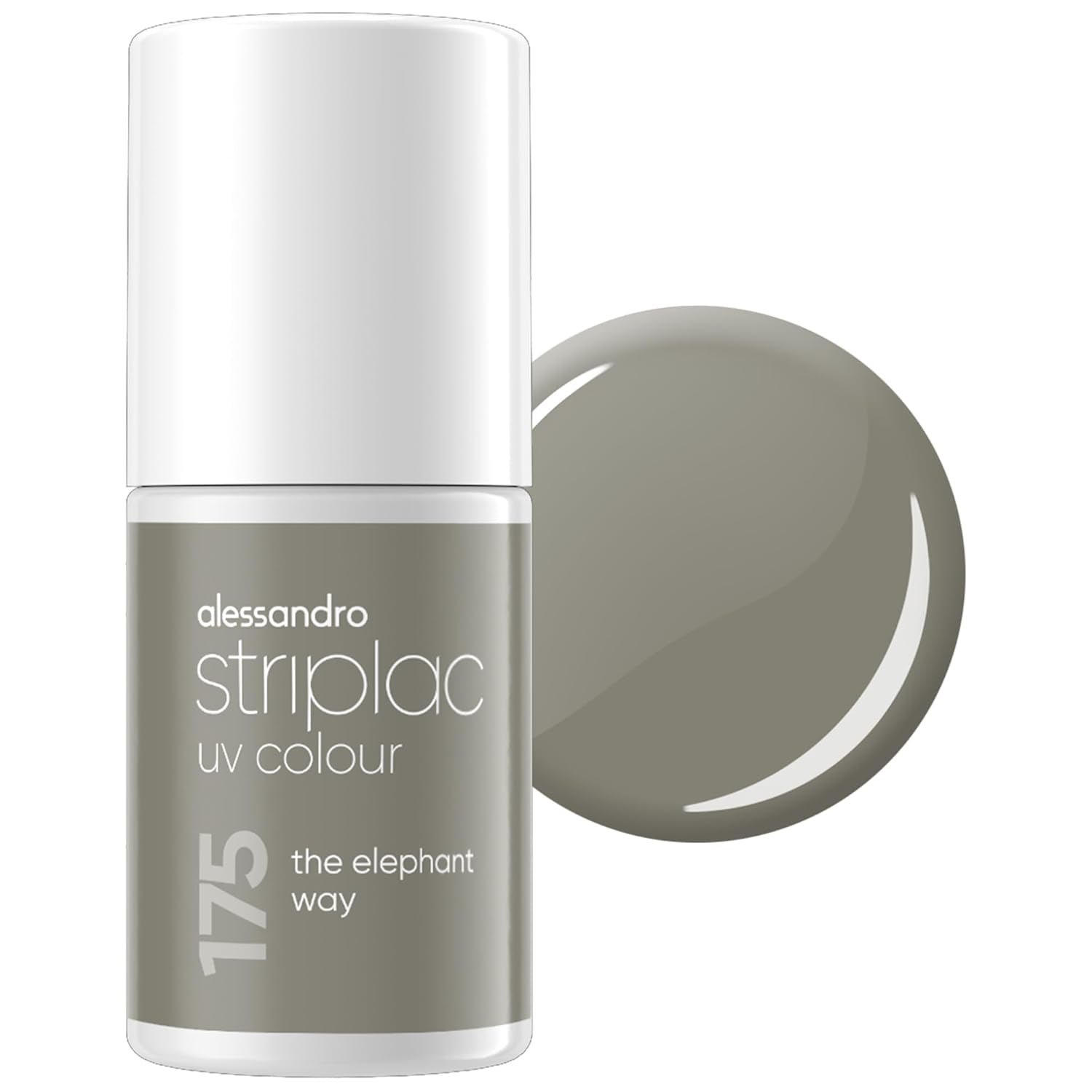 Oja UV alessandro Striplac The Elephant Way – Delicată și de lungă durată – Îndepărtare ușoară datorită tehnologiei de îndepărtare – Vegană și cruelty-free – 8 ml