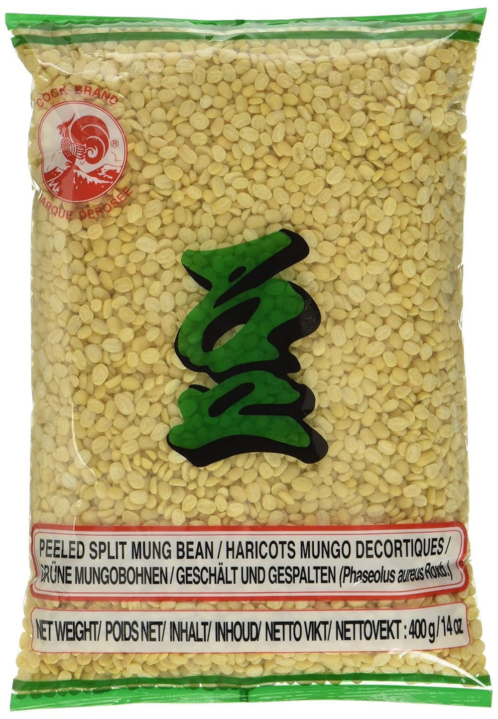 Fasole mung Cock, verde (1 pachet x 400g)