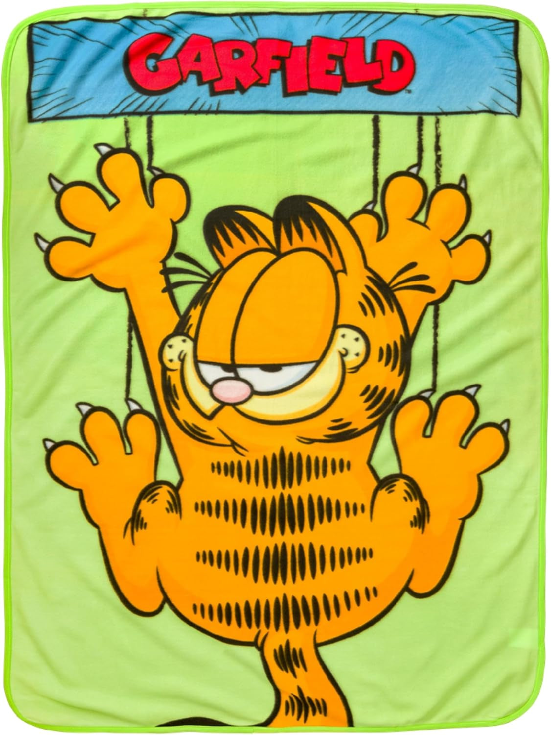 Silver Buffalo Garfield pătură pentru agățat, fleece, 114.3 X 152.4 cm Paturi si Cuverturi Silver Buffalo Garfield să închidă