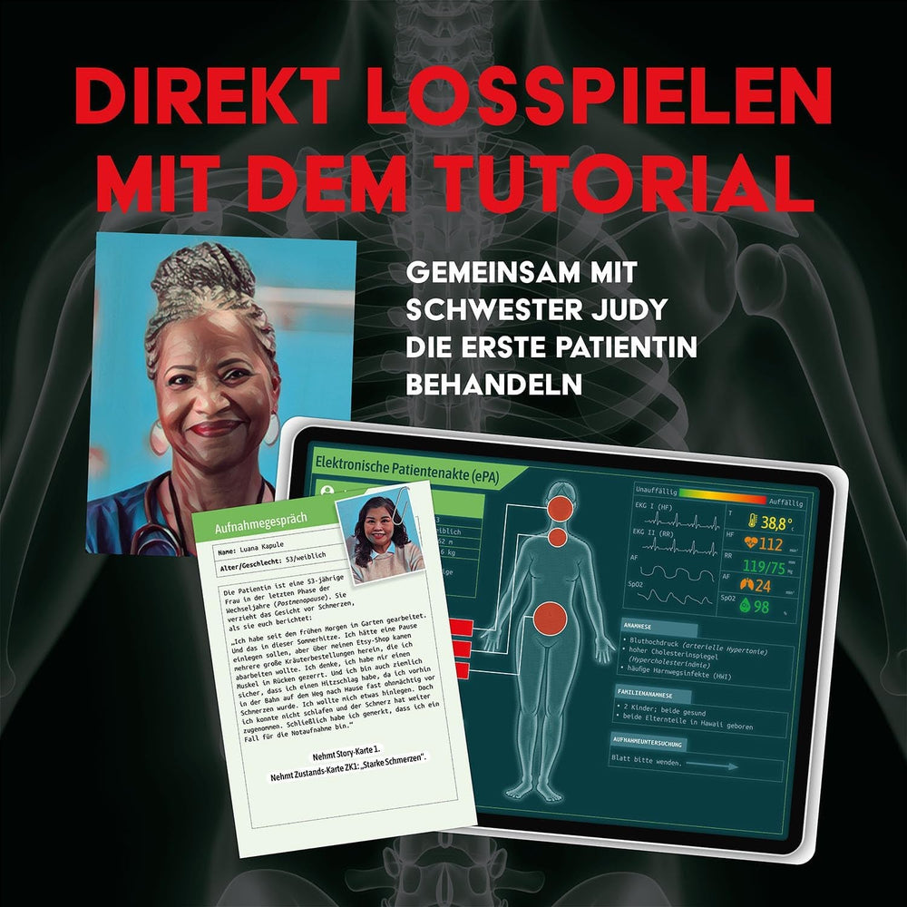 KOSMOS 684426 Medical Mysteries - Miami, joc de rol cooperativ cu cadru medical, Medical Crime Files, joc de societate pentru vârste de 16 ani și peste