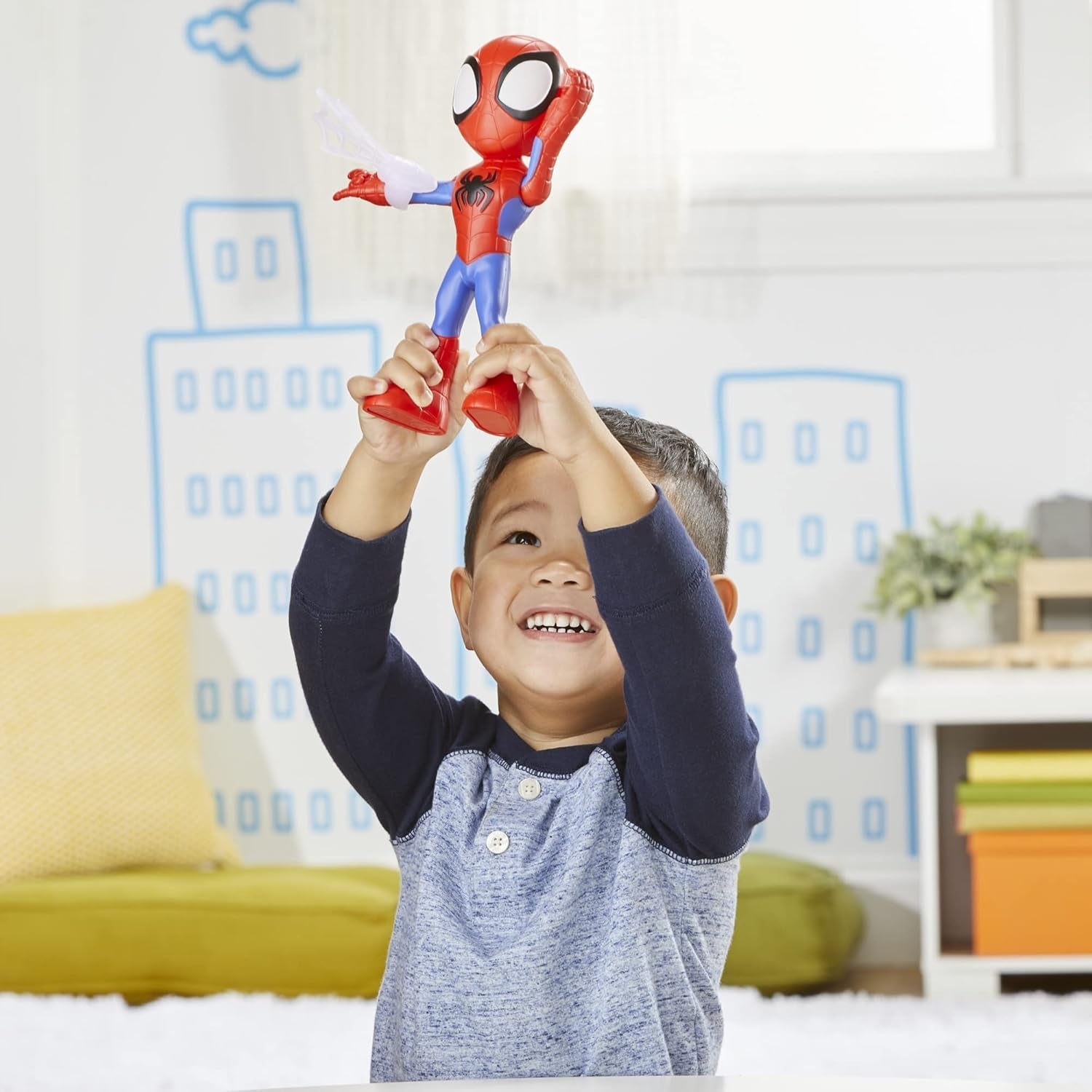 Marvel Spidey and His Amazing Friends Supersized Hero 22.5-Cm Action Figures 3-Pack Action figures Naty Shop