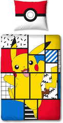 Lenjerie de pat pentru adolescenți si copii, Pikachu, 100% bumbac Lenjerie de pat - copii Naty Shop Default Title