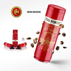 Espresso Caffè - 1kg Espresso Bohnen Traditionelle Röstung über Olivenholzfeuer In Handarbeit - Premium Kaffeebohnen für Vollautomat und Siebträger