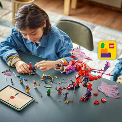 LEGO NINJAGO Chaosdrache Donnerzahn - Spielzeug mit 6 Ninja Minifiguren - Rollenspiel Bauset für Jungen und Mädchen ab 8 Jahren - Geschenke für Fans der TV-Serie Aufstieg der Drachen 71832