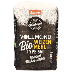 Făină de grâu organică Vollmond, tip 550, 1 kg