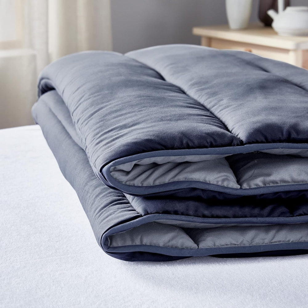 Pikolin Home - Plapumă reversibilă 300 G - Umplutură nordică bicoloră - Pentru pat 105 - confortabilă, caldă, respirabilă, verde, 180 X 260 cm Plapumi si pilote Naty Shop