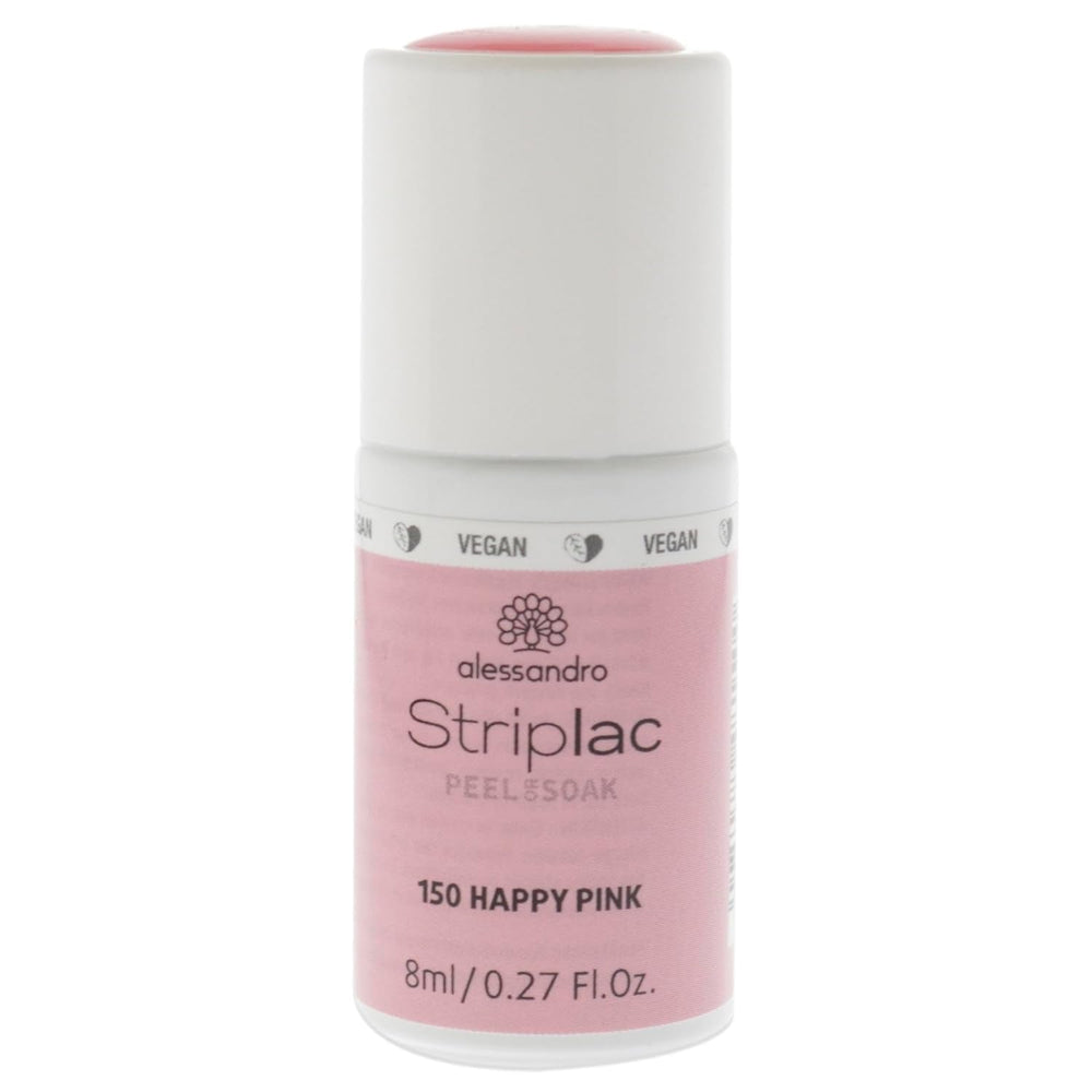 alessandro Striplac UV-Nagellack Flat White – Schonend und langanhaltend – Einfache Entfernung dank Peel-Off-Technologie – Vegan und tierversuchsfrei – 8 ml