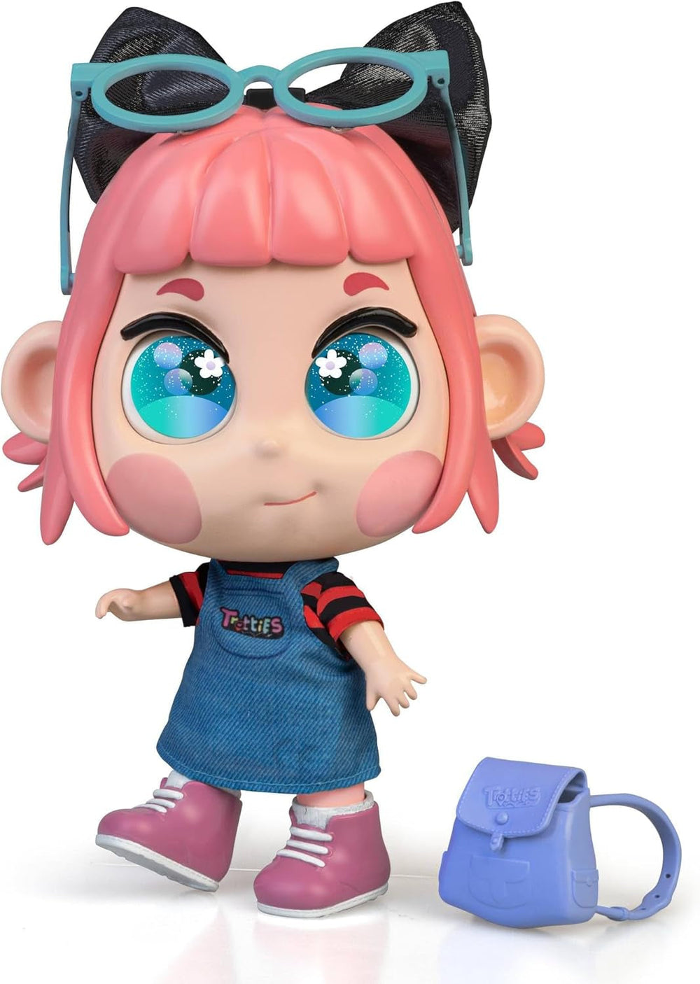 Sophie mit Emoti-Augen, Mehrfarbig, Reisepuppen aus der Zeichentrickserie, mit über 10 Accessoires, Geschenk für Mädchen und Jungen ab 3 Jahren