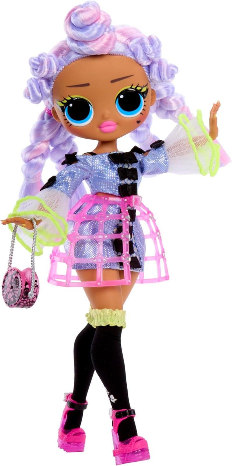 L.O.L. Surprise! OMG Doll – Bubblegum D.J. – Enthält 1 Modepuppe mit Fabelhafter Mode, 4 zum Sammeln, Rosa