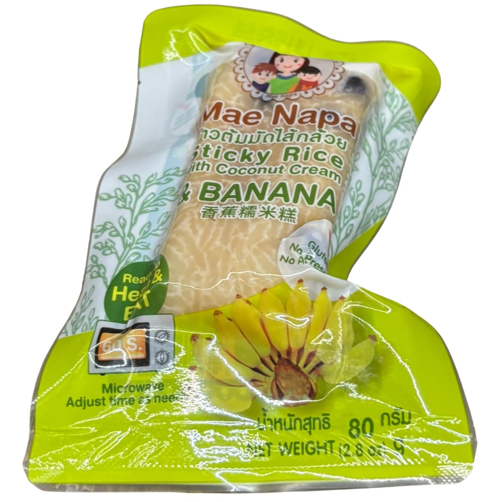 - Orez lipicios cu nucă de cocos și banană - (1 x 80 g)