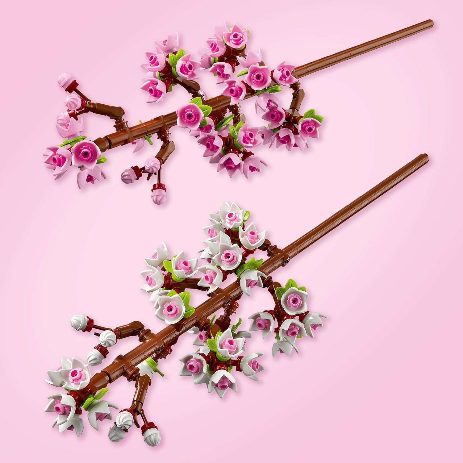 LEGO Botanicals Kirschblüten - Spielzeug mit Kunstblumen – Kreative Deko für Schreibtisch – Spielset mit Blumen zum Bauen und Ausstellen Geschenk für Mädchen und Teenager ab 8 Jahren – 40725