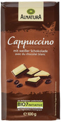 Ciocolată organică umplută cu cappuccino, 100g