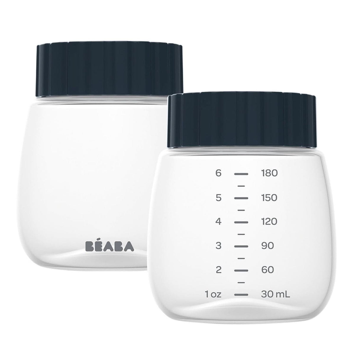 BÉABA, Beaba 2 sticle pentru depozitare lapte matern, 180 ml Accesorii Hrana si Alaptare Bebe Naty Shop