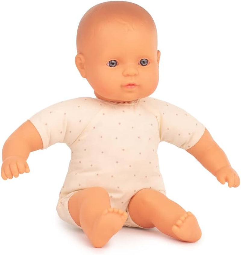 Miniland Dolls: europäische Babypuppe, 32 cm, mit weichem Stoffkörper, in Geschenkbox