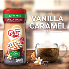 Coffee-Mate Vanilla Caramel, Sugar-Free Powdered Coffee Creamer, Kaffeesahne Pulver - Vanille Karamell - OHNE ZUCKER! aus USA