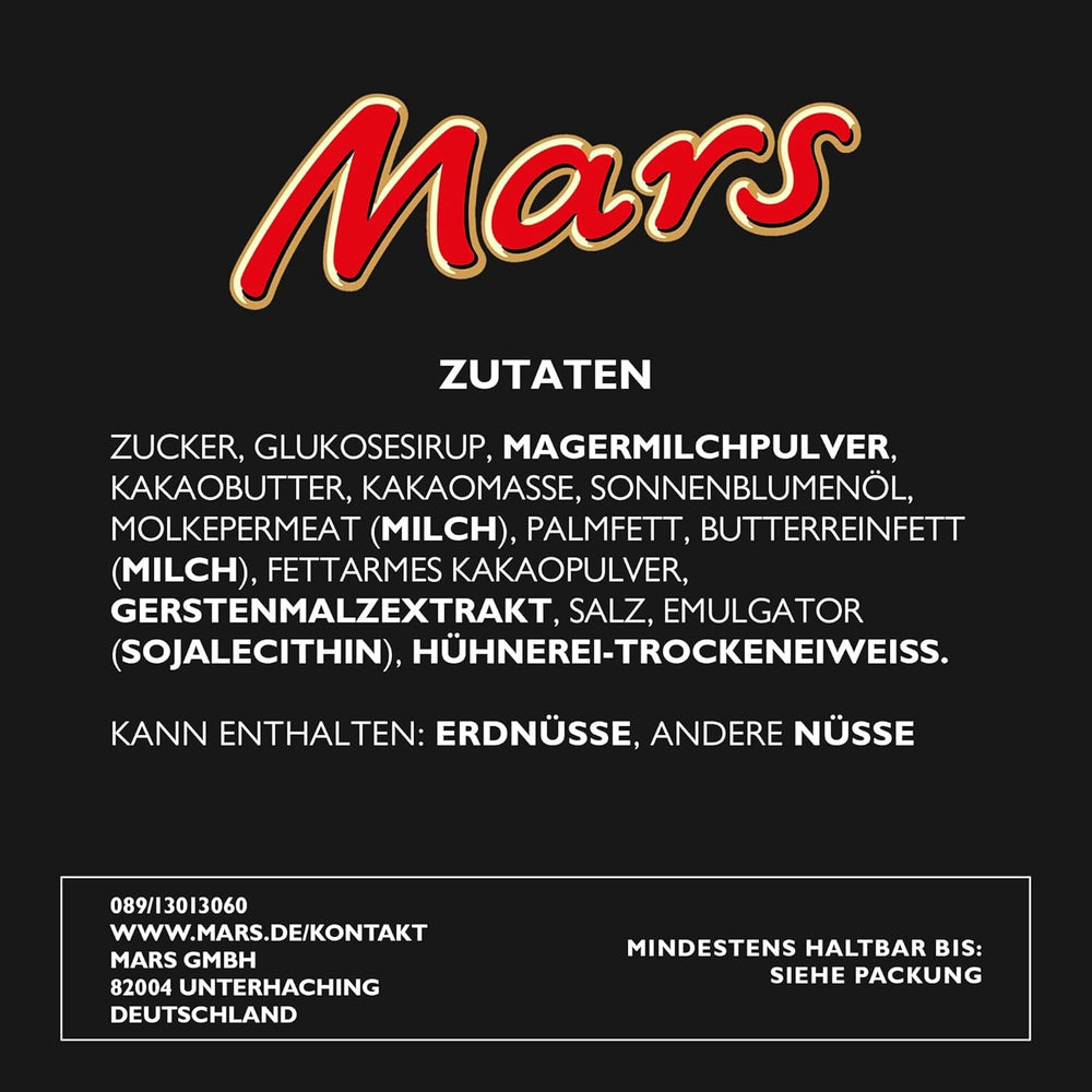 Batoane de ciocolată Mars, cu caramel, nuga și ciocolată cu lapte, 32 pachete x 51g