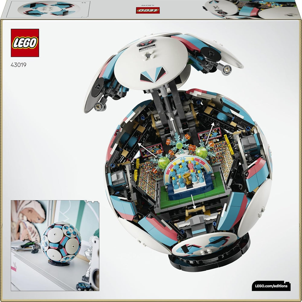 LEGO Editions Fußball Spielzeug - 3D Modellbau mit interaktivem Miniaturstadion - Geburtstagsgeschenk für Jungen & Mädchen ab 10 Jahren oder Geschenk zum Vatertag - 43019