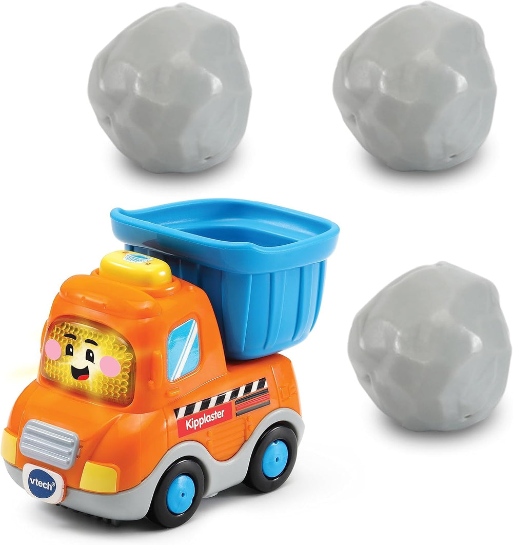 VTech TUT TUT Baby Flitzer - Mega șantier de construcții - Set de joacă interactiv cu elemente în mișcare, melodii și cântece și camion basculant TUT TUT Baby Flitzer - Pentru copii cu vârsta între 1 și 5 ani Jucarii Bebe Naty Shop