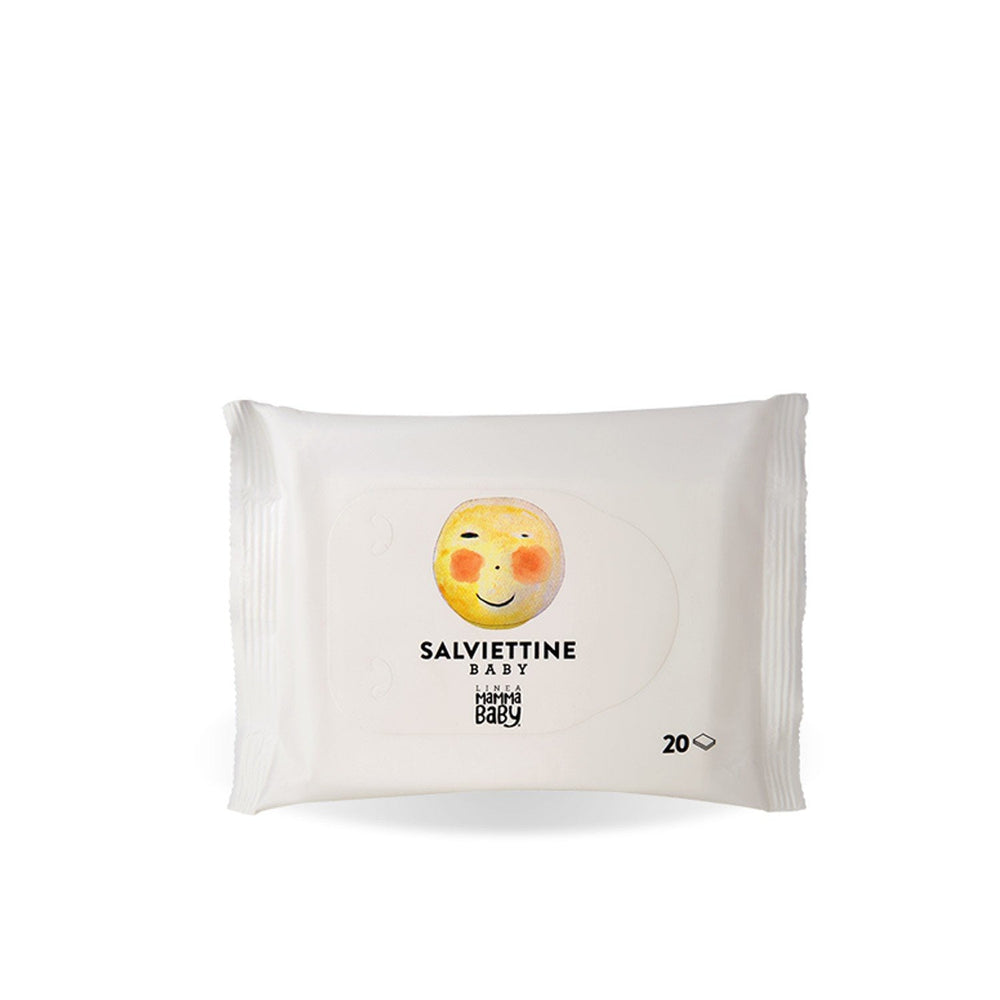 Mammababy Line - Șervețele demachiante emoliente (20 bucăți)