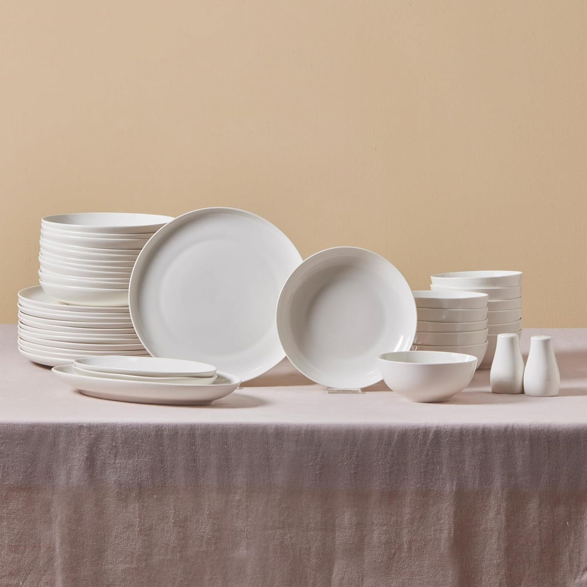 Set de veselă Karaca Allure pentru 12 persoane, New Generation Bone - Set rafinat pentru o cultură a mesei sofisticată