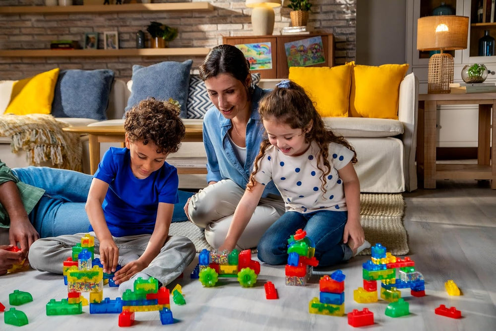 Jelly Blox - Creative Kit, Bauspielzeug ab 2 Jahren, mit 20 Sensorische Bausteine, Konstruktion Spielzeug für Kinder