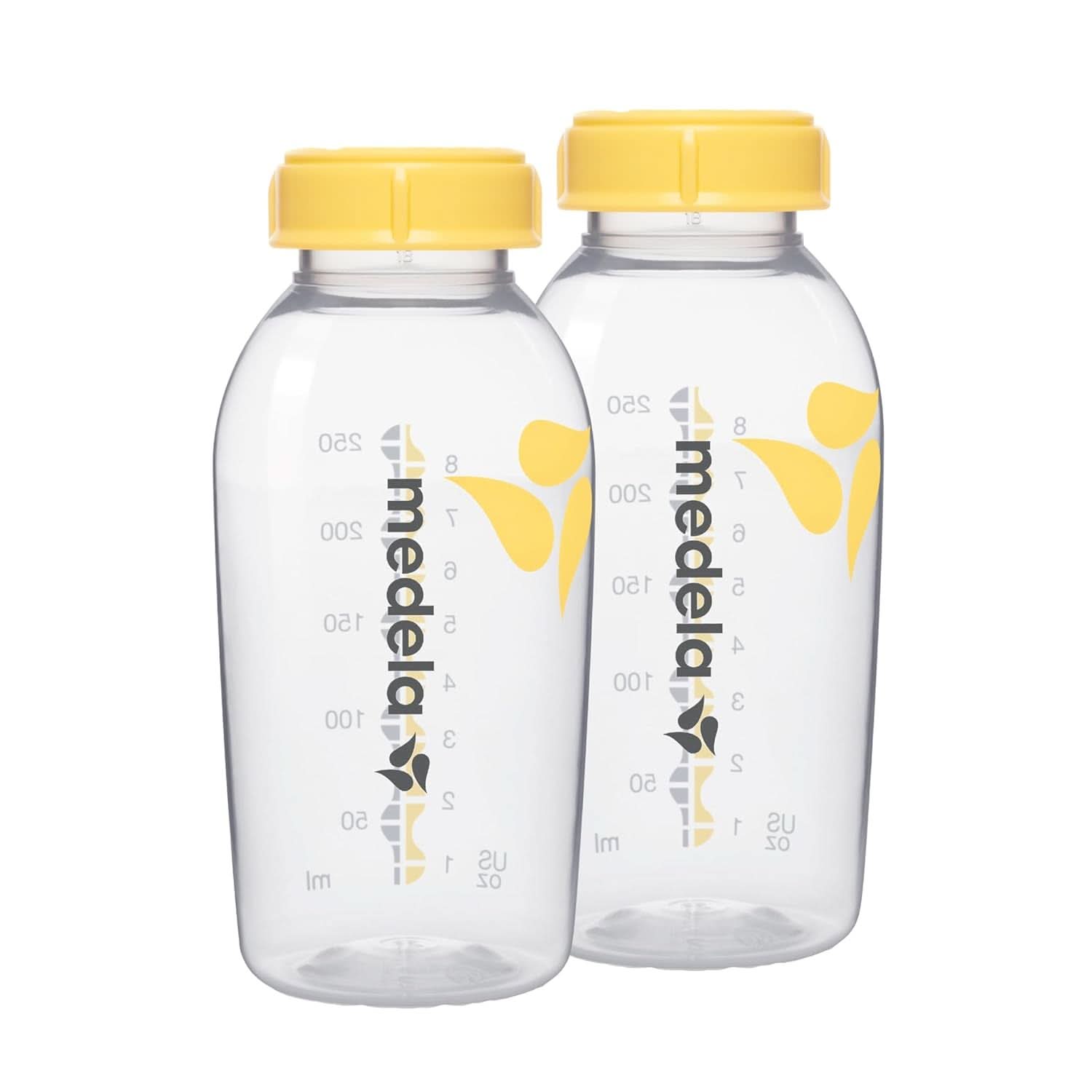 Biberoane Medela pentru depozitarea laptelui matern | Fără BPA | Pachet de 2 × 250 ml Accesorii Hrana si Alaptare Bebe Naty Shop