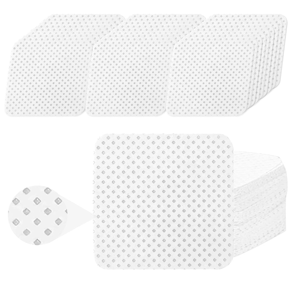330 Stück Fusselfrei Nägel Wattepads, Fusselfreie Nageltücher, Nagel Wischtücher Wattepads, Nagellack Entfernen Für Cleaner Gelnägel Nail Wipes Pads (Weiß)