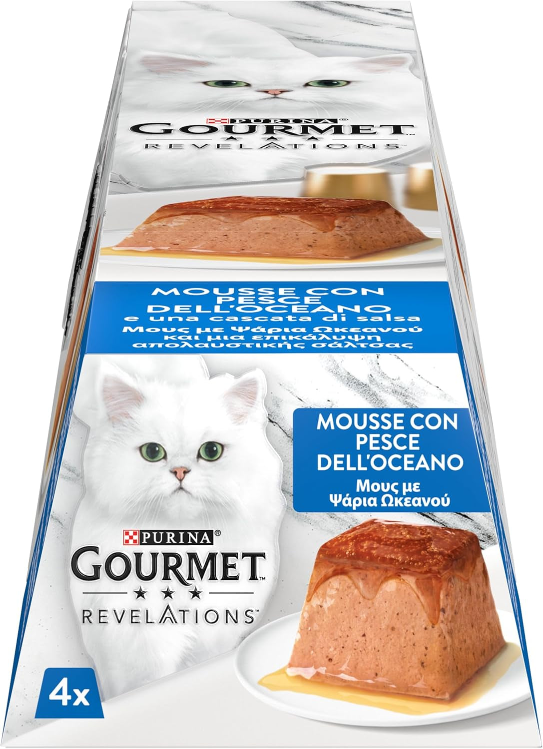 Hrană umedă pentru pisici Revelations cu pește oceanic, 24 x 57 g