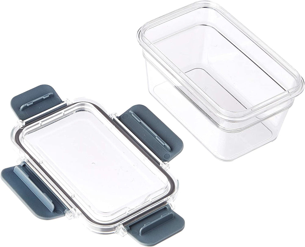 Amazon Basics Tritan keep-fresh poate cu închidere, 11-pack, (11 cutii + 11 capace), clar Cutii depozitare alimente Naty Shop