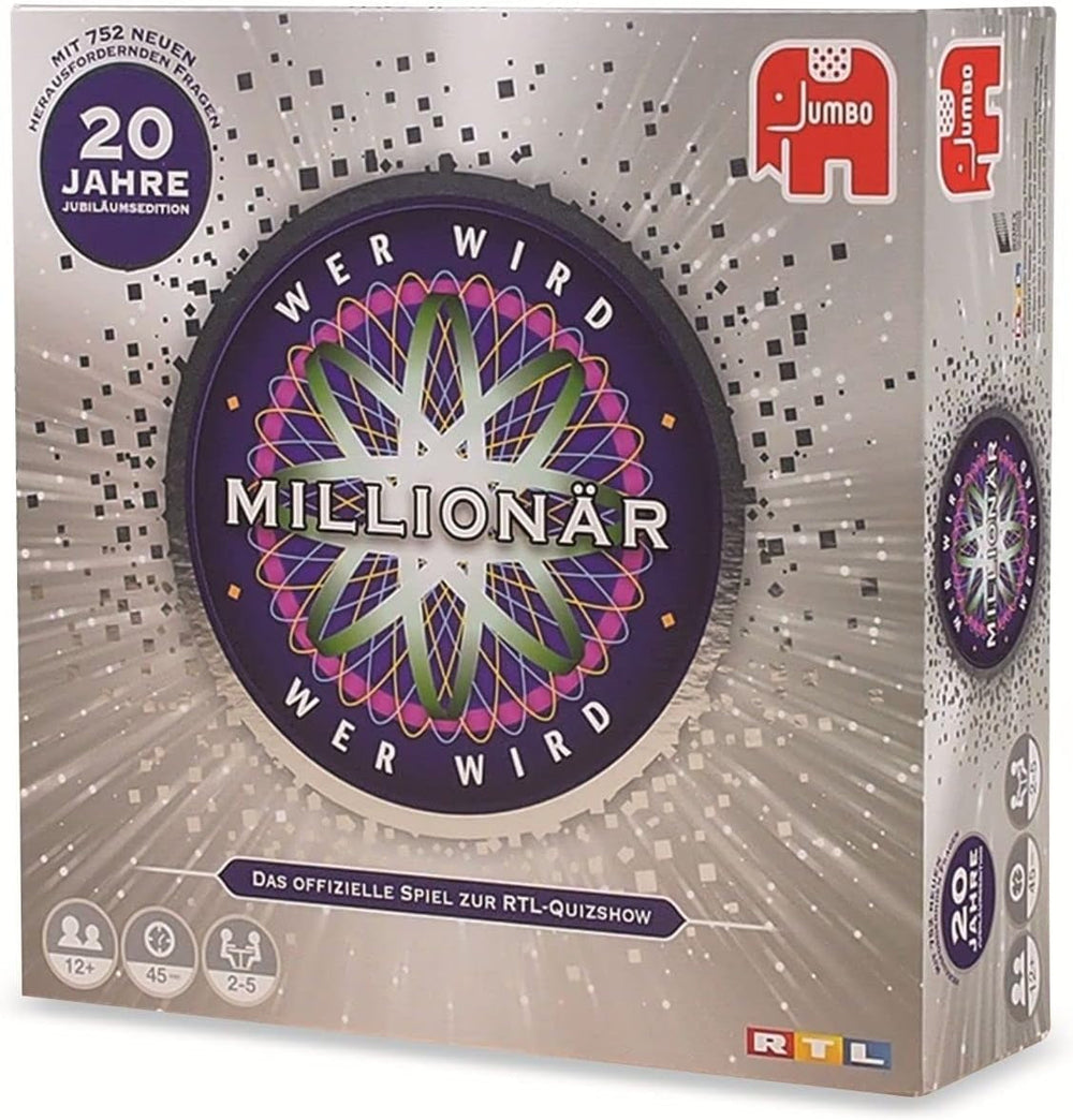 Jumbo Games 19736 Games - Cine vrea să fie milionar - Aniversarea a 20 de ani - Joc de societate - Vârste 12+