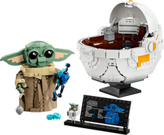 LEGO Star Wars 75403 Grogu in Seiner Repulsorwiege aus The Mandalorian - Minifigur zum Sammeln - Modell zum Bauen, Spielen und Ausstellen - Wohn-Deko - Geschenk für Jungen und Mädchen ab 10 Jahren