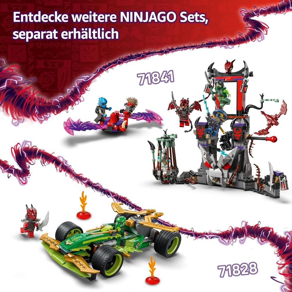 LEGO NINJAGO Drachen-Spinjitzu Battle Pack mit 2 Minifiguren - Ninja Spielzeug mit Spinner für Jungen und Mädchen ab 6 Jahren - Geschenkidee für Fans der TV-Serie Aufstieg der Drachen 71826