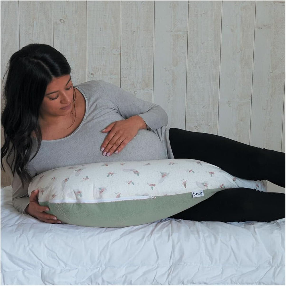 Pernă de sarcină - Pernă de alăptare - Pernă multifuncțională 2 în 1 - Husă detașabilă 78 X 44 cm Accesorii Hrana si Alaptare Bebe Naty Shop