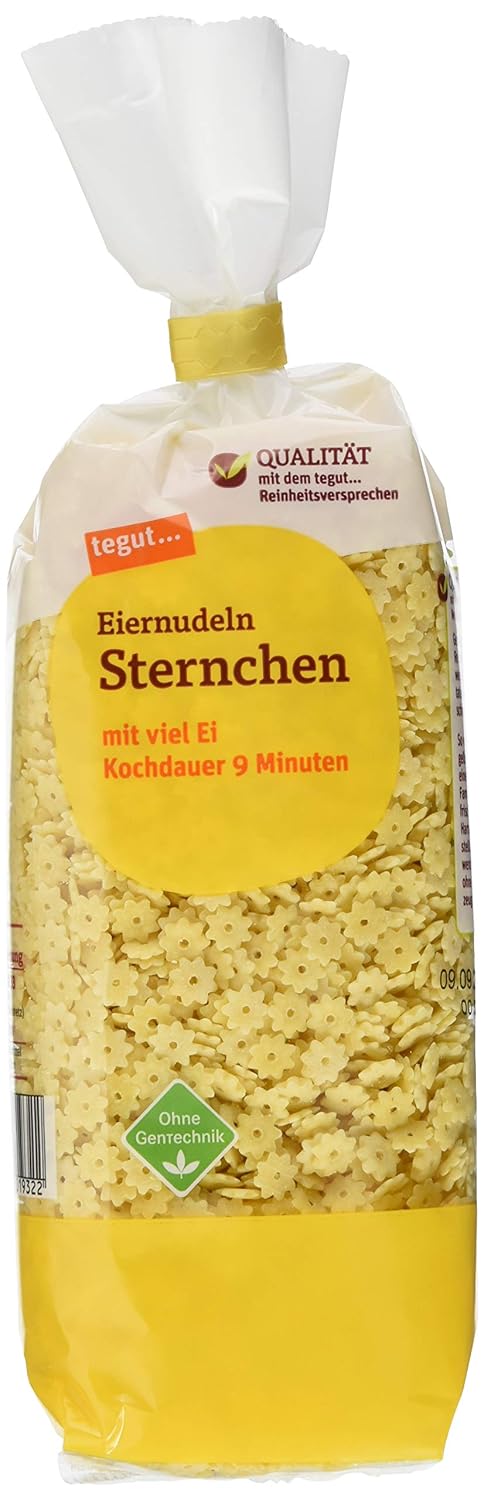 Tegut... Nudeli Ou Stelute 250 g Paste Stelute Fara Aditivi