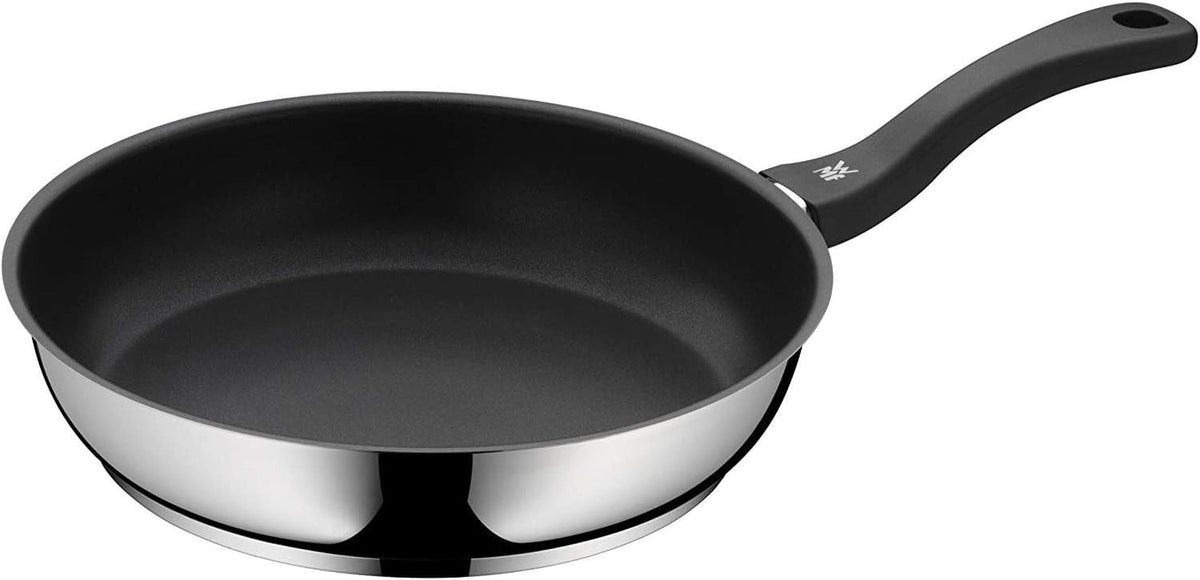 WMF Devil tigaie 28 cm, tigaie cu inducție, oțel inoxidabil Cromargan, mâner din plastic Oale si Tigai Naty Shop Adecvat pentru inducție