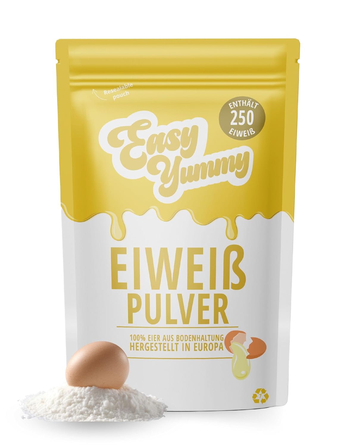 Easy Yummy Pulbere De Albuș De Ou 100% Pentru Gătit Și Coacere