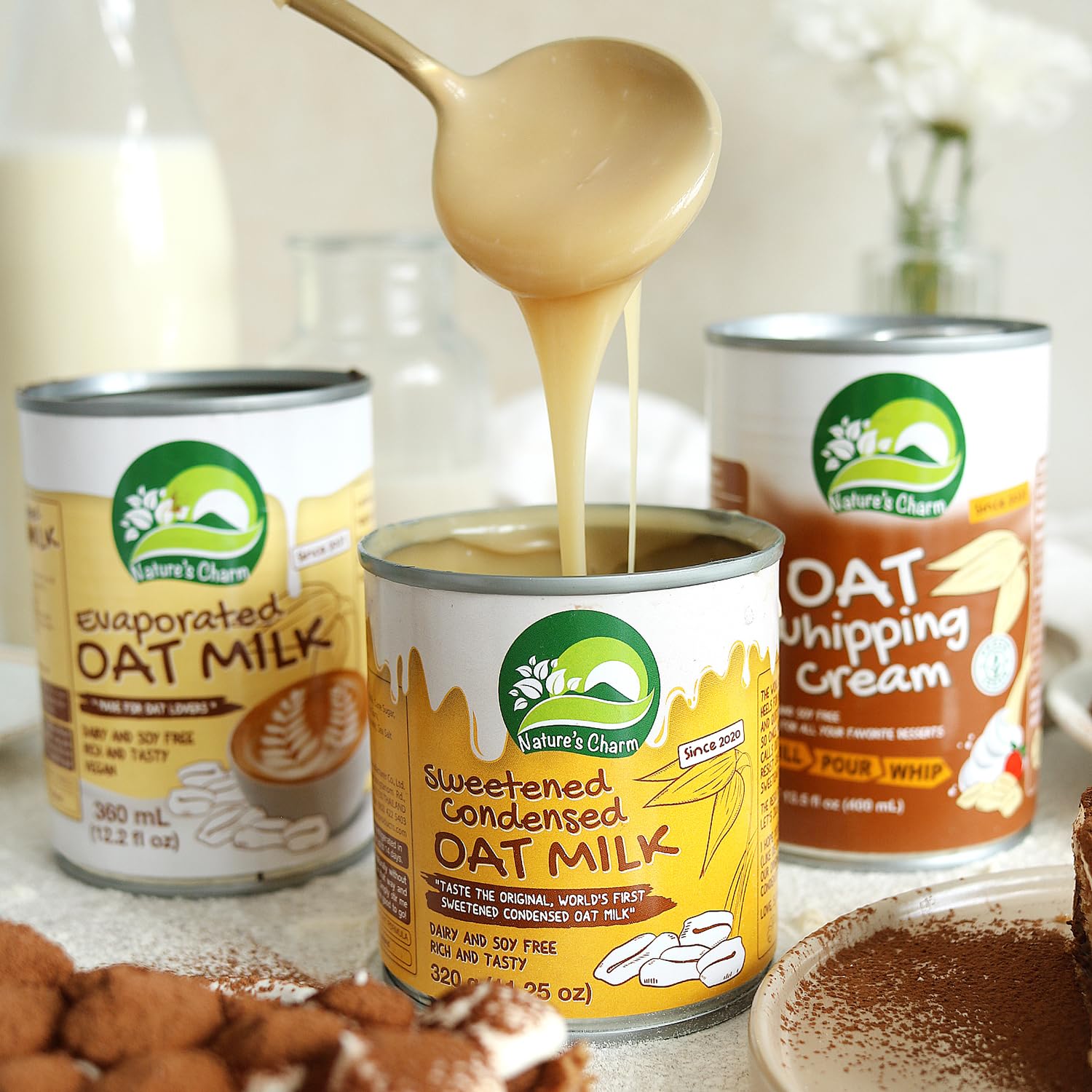 Nature's Charm Lapte De Ovăz Condensat Vegan - Cafea Si Deserturi