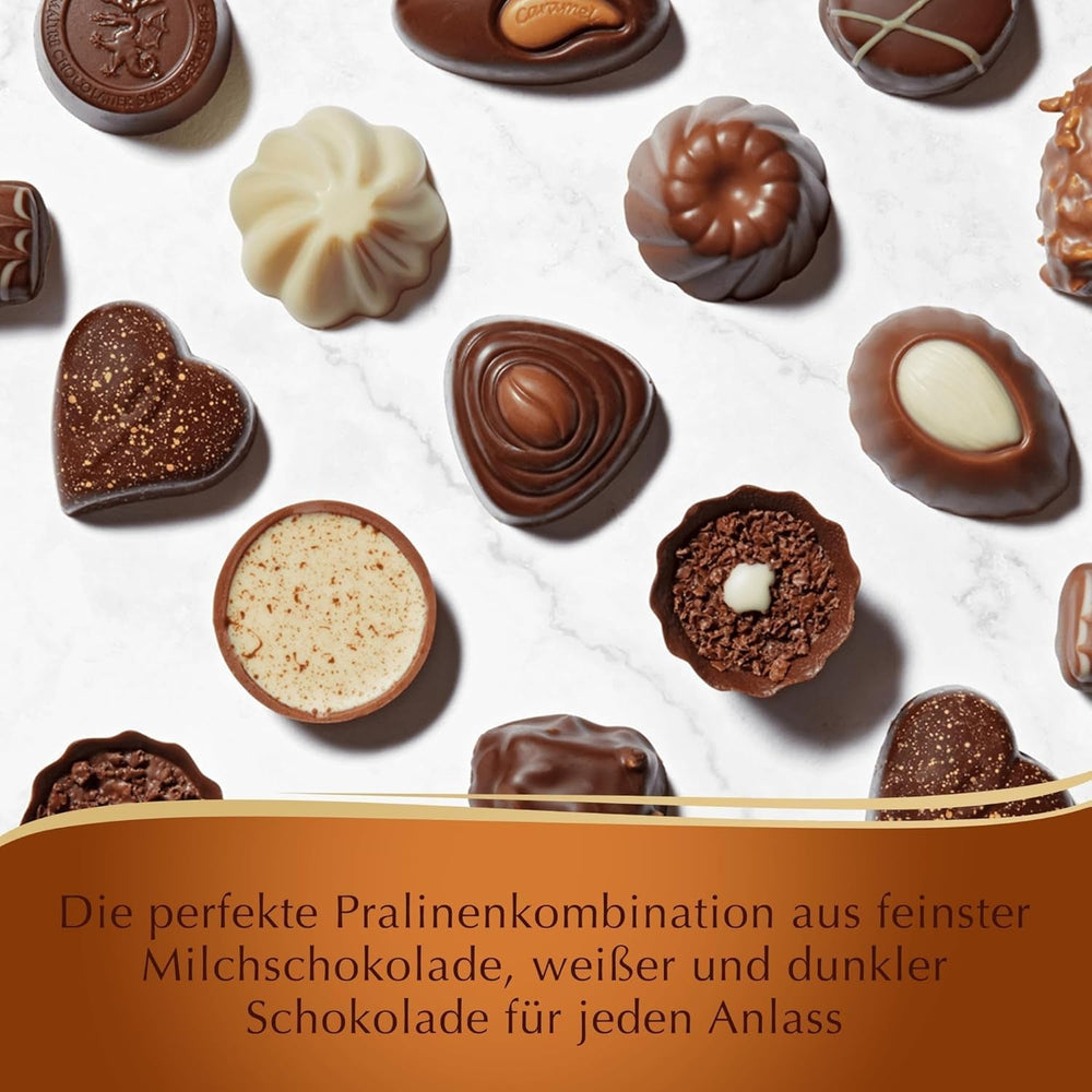 Lindt, Cutie de praline cu 12 specialități de turtă dulce cu migdale, alune și fistic, 125 grame Naty Shop