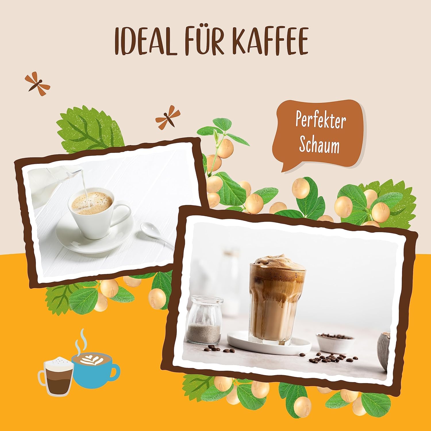 Allos Sojadrink Barista Spumabil Pentru Cafea Vegan Fără Lactoză