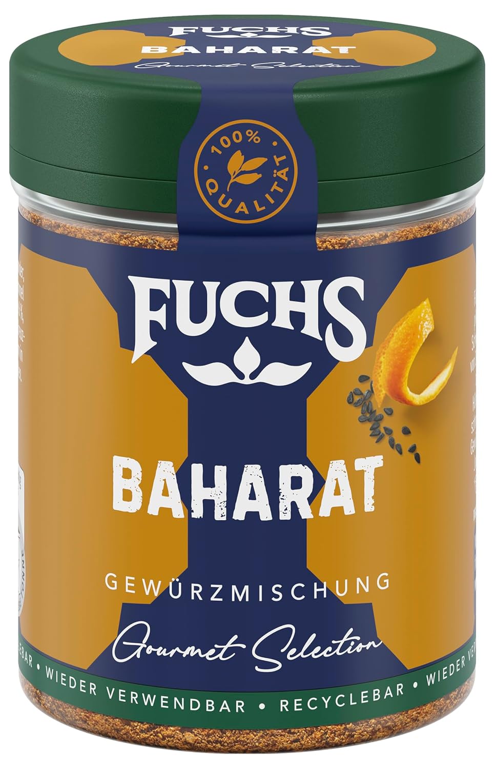 Fuchs Spices Gourmet Selection Middle East/Africa – Mix de condimente pentru couscous și bulgur, mix de condimente reîncărcabil, pentru asezonarea mâncărurilor cu bulgur, vegan, 55 g